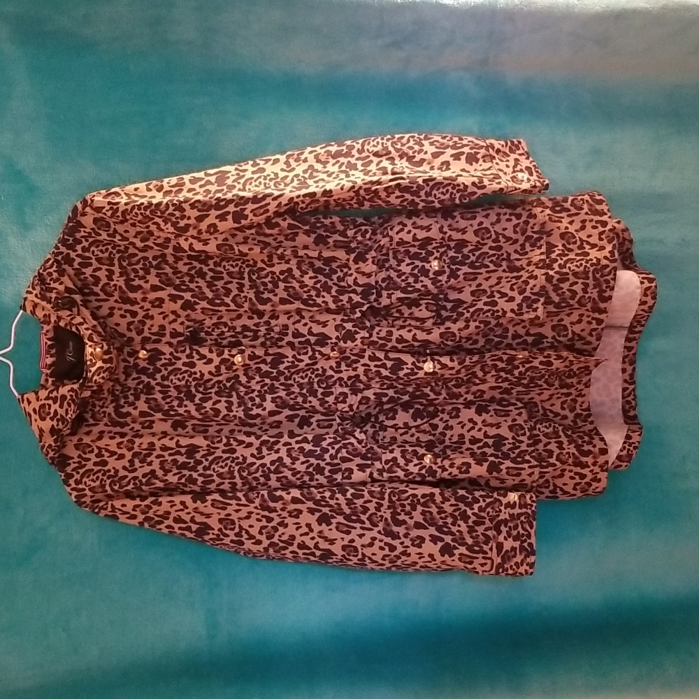 J. Crew Leopard Print Utility Jacket